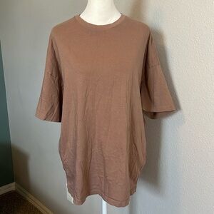 ASOS Tan/Beige Short Sleeve TShirt Size Medium